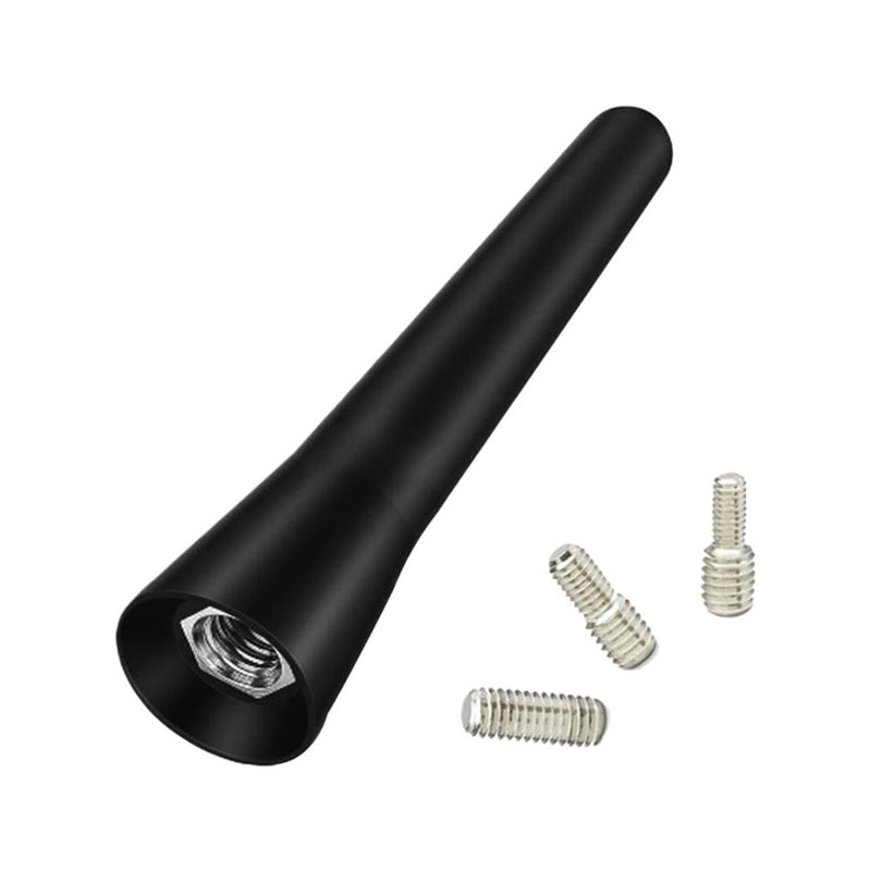 Mini car antenna mast, FM AM, 3cm/5cm/6.5cm/9cm length, three screws, M4, M5, M6 universal.